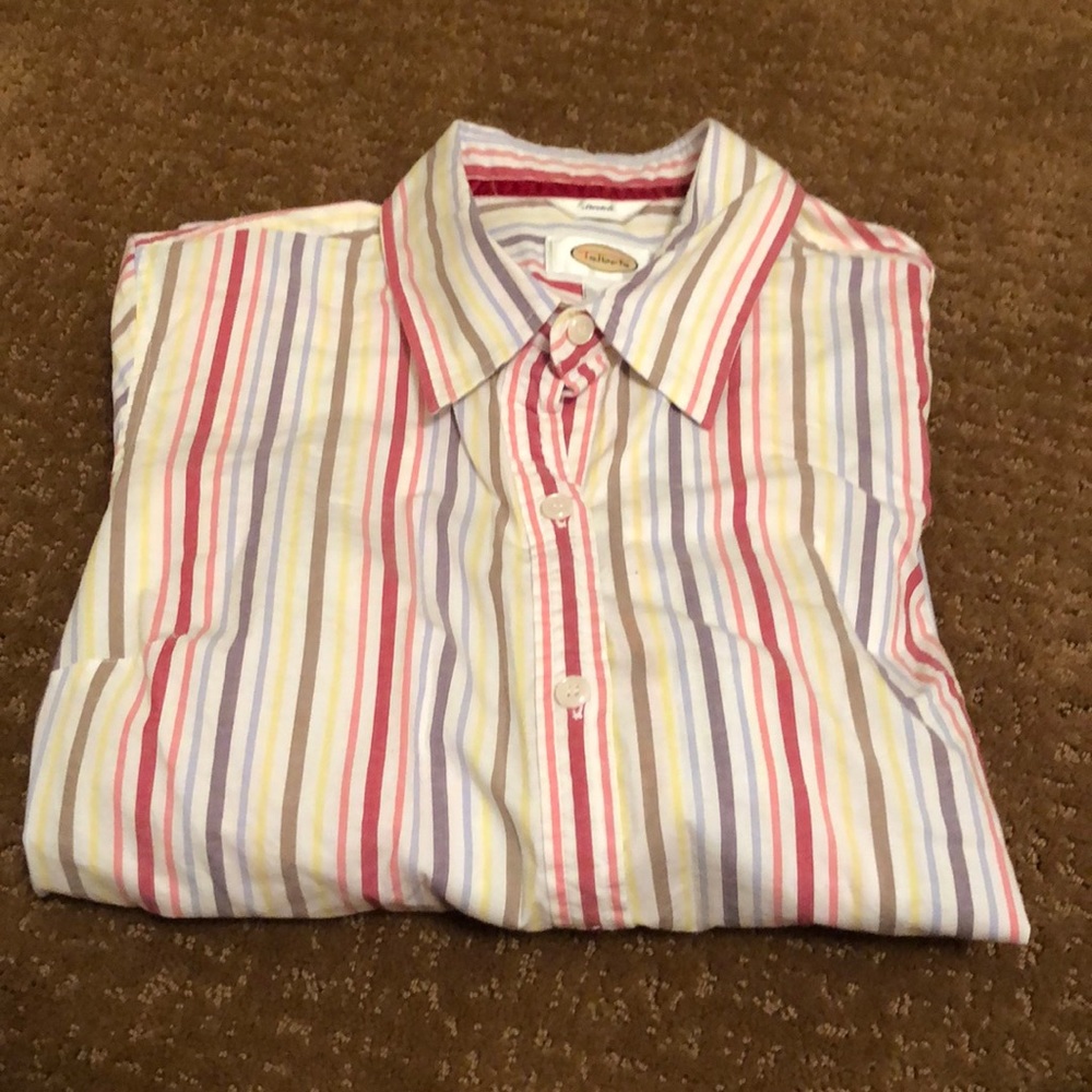 Woman’s striped Button down blouse
